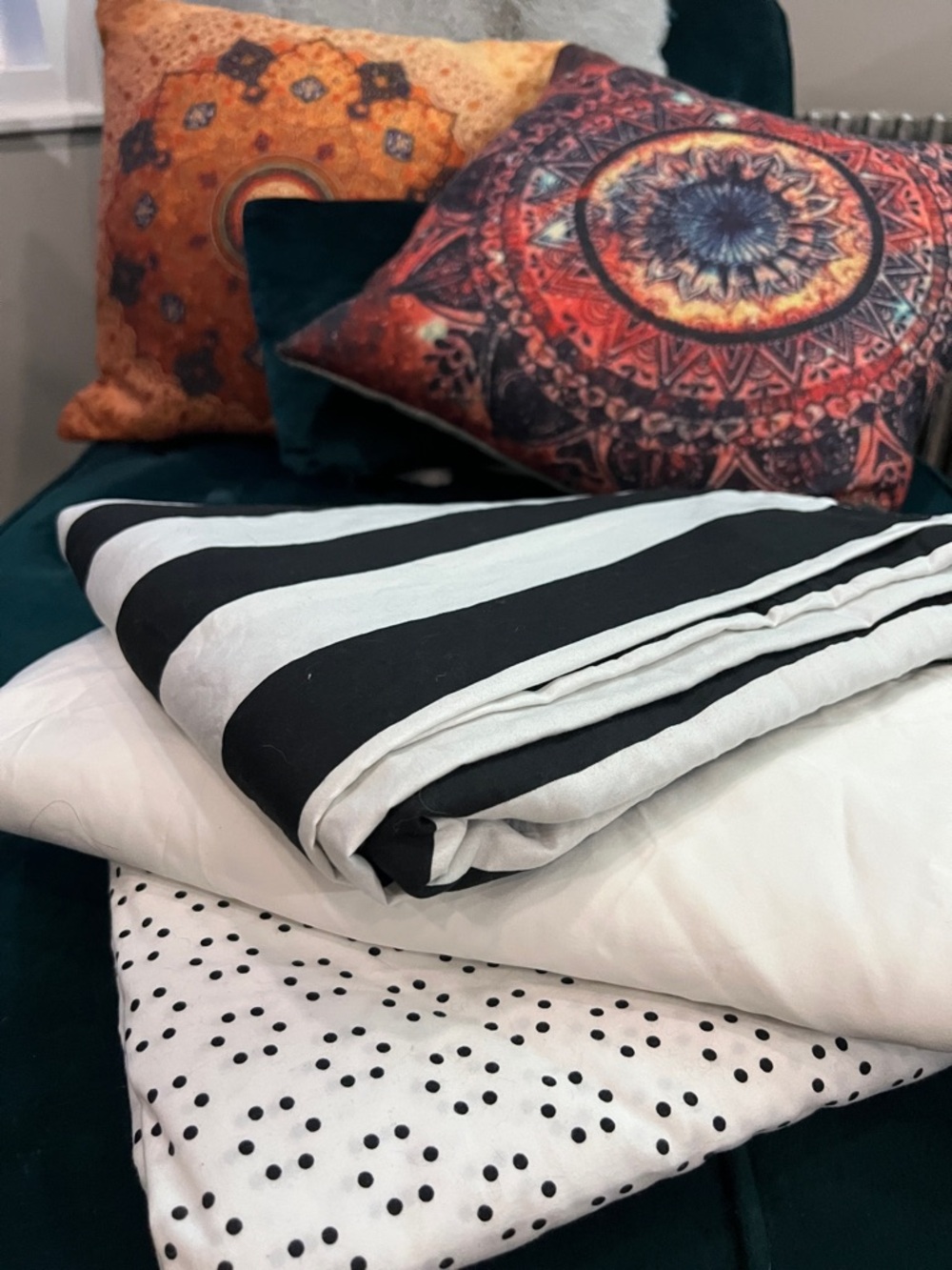 Bundle of three flat sheets
